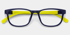 Robin Rectangle Black Yellow Frame Eyeglasses for Pre-tweens