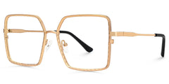 Square Toure Gold Frames Designer Glasses