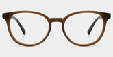 Allison Matte Brown Round Glasses for the Female | ZEELOOL