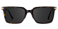 Thin Rectangle Glasses Frames in Tortoise Color