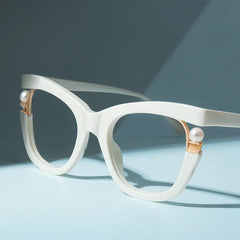 Mother of Pearl Prescription Glasses and Cat Eye Frames
