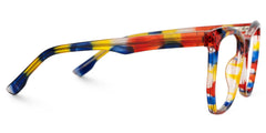 Geometric Libby Multicolor Glasses deals -Zeelool Glasses
