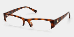 Trevor Brown Half Frame Tortoise Rectangle Glasses | ZEELOOL