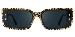Women's Rectangle Eyeglasses Frames With Leopard Color