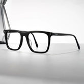 Frantz Thin Black Square Glasses For Men | Zeelool