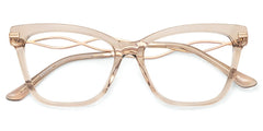 Mason Eyeglasses in Cat Eye Beige Frame | Zeelool