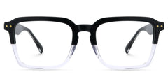 Vickerie Thin Black Clear Glasses in Square Design | Zeelool