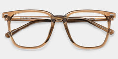 Eliza Light Brown Square Glasses Frames for Women | ZEELOOL