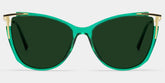 Cateye Yomary Green Eyeglasses and Glasses Frames Deals