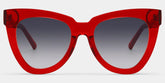 Yaser Cat-eye Red Eyeglasses and Acetate Frames