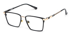 Finn Eyeglasses in Rectangle Black Frame | Zeelool