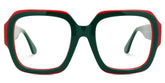 Square Katty Green Glasses on sale -Zeelool Glasses