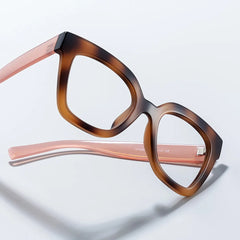 Malcolm Square Burnt Umber Frame Glasses | Zeelool