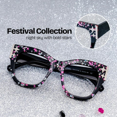 Designer Minfia Eyeglasses Black Frames Glasses