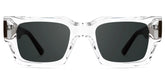 Clear TR90 Rectangle Sunglasses- Garza