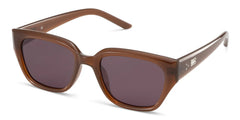 Serene Brown Clear Cat eye Polarized Sunglasses Online | Zeelool