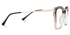 Krystle Square Multicolor Eyeglasses and Wide Frames
