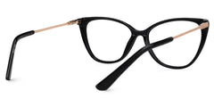 Cateye Brandi Black Glasses deals -Zeelool Glasses