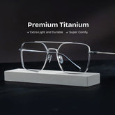 Jensen Eyeglasses in Aviator Sliver Frame | Zeelool