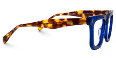 Coville Square Blue Glasses
