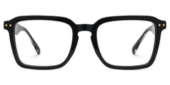 Vickerie Thin Black Glasses in Square Design | Zeelool