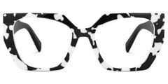 Geometric Sileidy Purple-Pink Glasses deals -Zeelool Glasses