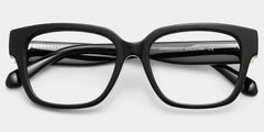 Blake Black Square Glasses | Varsity Athleisure Essential
