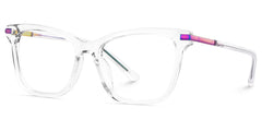 Eliot Rectangle Eyewear with Clears