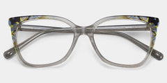 Jolie Gray Butterfly Floral Reading Glasses | ZEELOOL