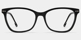 Marigold retro black frame glasses with Rectangle Frame Online | ZEELOOL