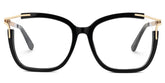 Spring hinges Sidibe Eyeglasses, Sidibe Black Glasses -Zeelool