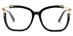 Spring hinges Sidibe Eyeglasses, Sidibe Black Glasses -Zeelool