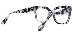 Minguela Square Gray-Tortoise Eyeglasses and Acetate Frames