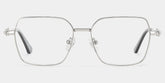 Kayla metal geometric glasses Frame Glasses Online | ZEELOOL