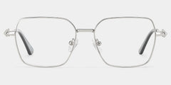 Kayla metal geometric glasses Frame Glasses Online | ZEELOOL