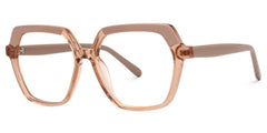 Norah Geometric Beige EyeGlasses and Glasses Frames