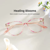Chanty Petal Pink Round Mixed Glasses for Women | ZEELOOL
