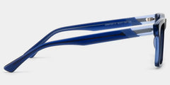 Rectangle Blue Eyeglasses- Henry Acetate Frame Glasses