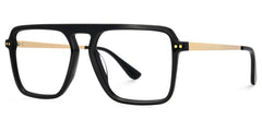 Briannie Black Aviator Prescription Glasses Online | Zeelool