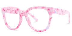 Pink Square Frame Glasses - Harrell on Sale | Zeelool