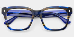 Pride blue square frame glasses Online | ZEELOOL