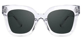 Malcolm Square Clear TR90 Frame Sunglasses | Zeelool