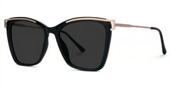 Krystle Square Black Eyeglasses and Glasses Frames