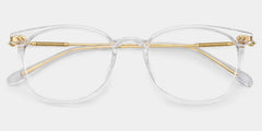 Vilanova Round Clear Glasses | Zeelool Glasses