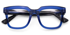 Square Spectacles For Men In Blue Color