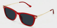 Selena Rectangle Transparent Red Glasses for Women | ZEELOOL