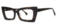 Newell Rectangle Tortoise Frames Glasses | ZEELOOL