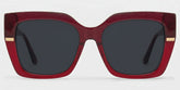 Mavis Square Burgundy Glasses Frames with Glittering Powder| ZEELOOL