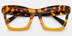 Benitez Square Tortoise Frame Glasses | Zeelool Optical