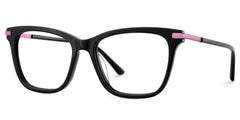 Eliot Rectangle Eyewear with Black